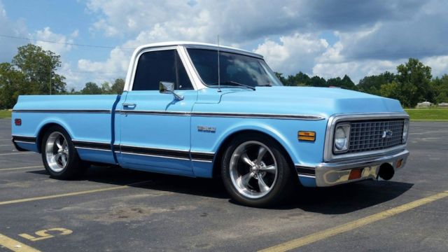 1972 Blue Chevrolet C-10
