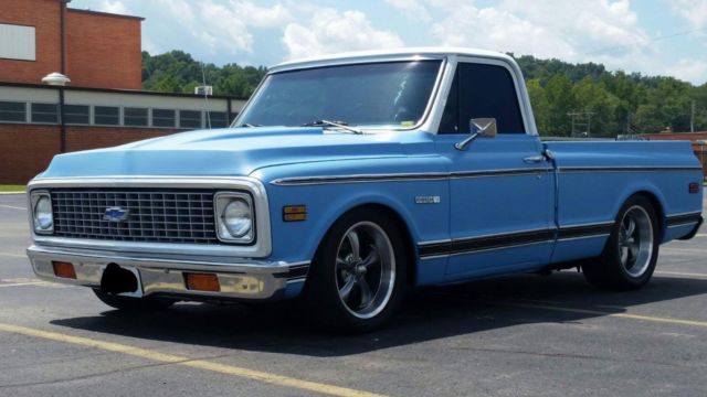 1972 Blue Chevrolet C-10