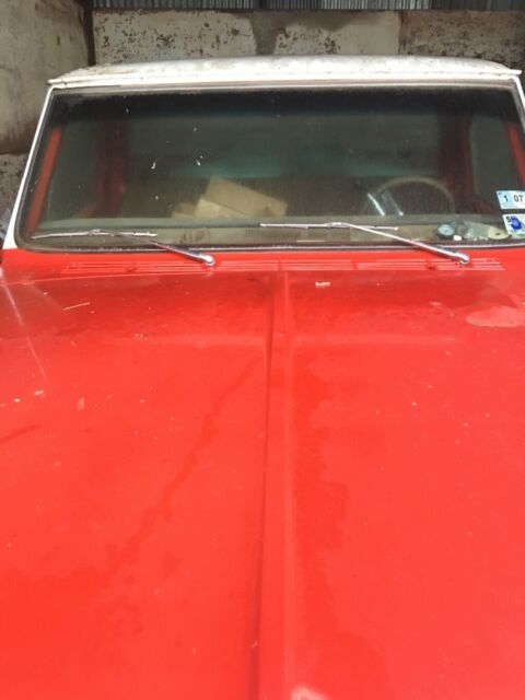 1972 Red Chevrolet C-10 Standard Cab Pickup