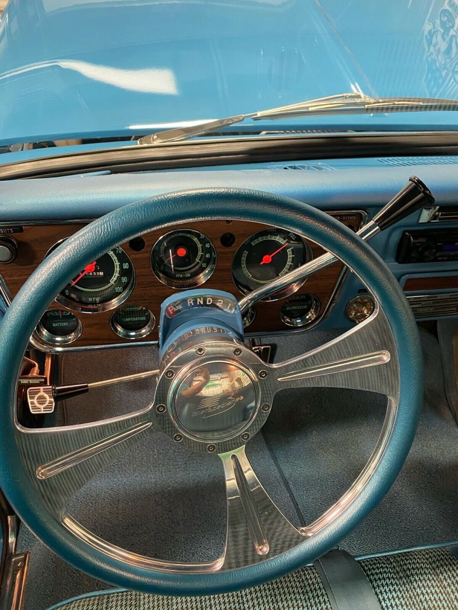 1972 Blue Chevrolet C-10 Standard Cab Pickup