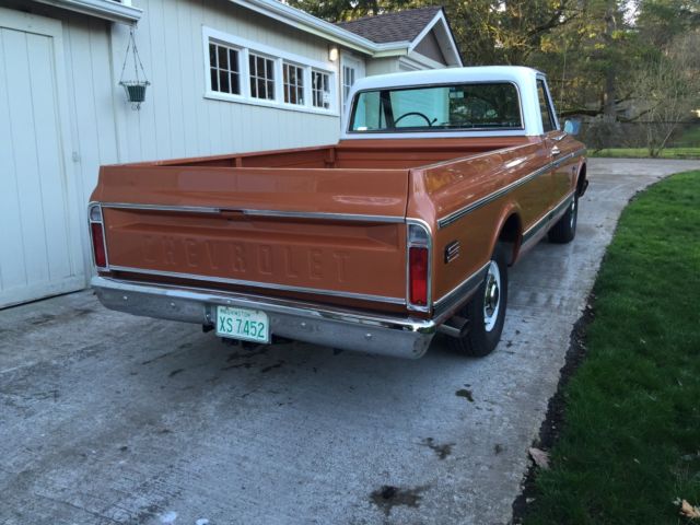 1972 Bronze Chevrolet C-10 Standard Cab Pickup