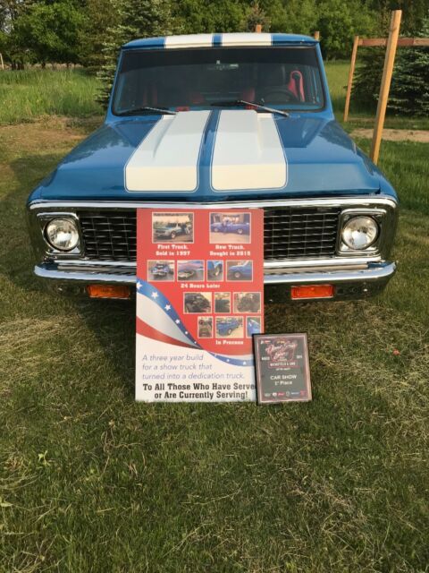1972 Blue Chevrolet C-10 Rare short box