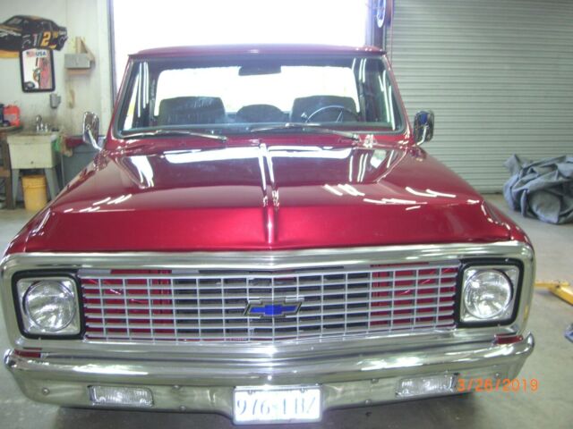 1972 Ruby Red Chevrolet C-10
