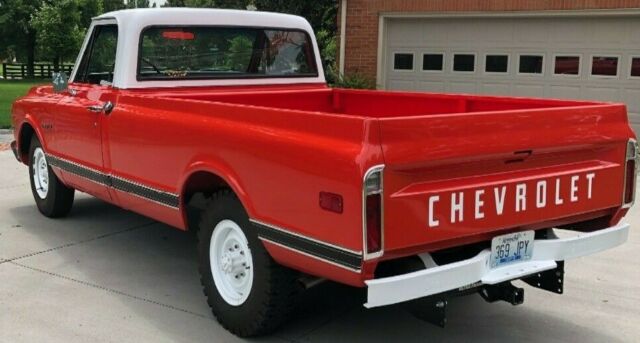 1972 Red Chevrolet C-10 Standard Cab Pickup