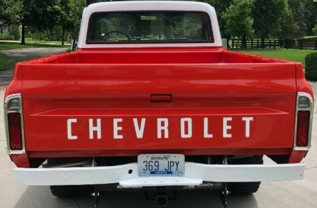 1972 Red Chevrolet C-10 Standard Cab Pickup