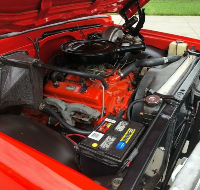 1972 Red Chevrolet C-10 Standard Cab Pickup