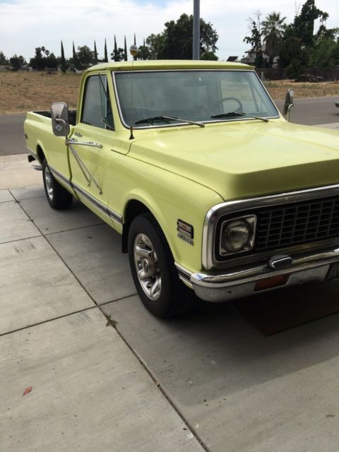1972 Yellow Chevrolet Other Pickups Pickup