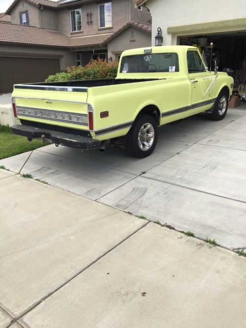 1972 Yellow Chevrolet Other Pickups Pickup