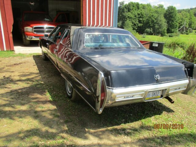 1972 Black Cadillac DeVille