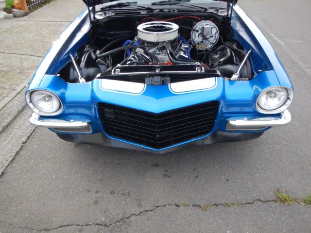 1972 Blue Chevrolet Camaro