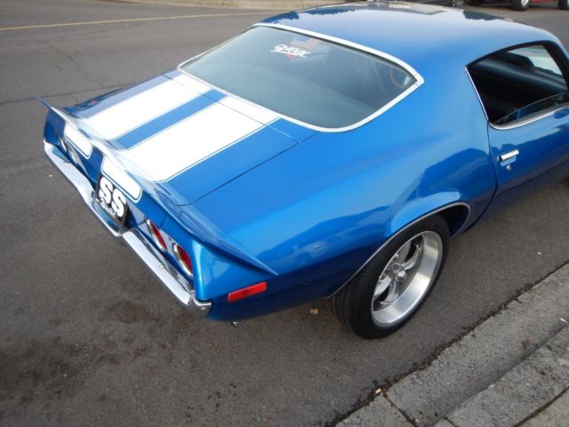 1972 Blue Chevrolet Camaro