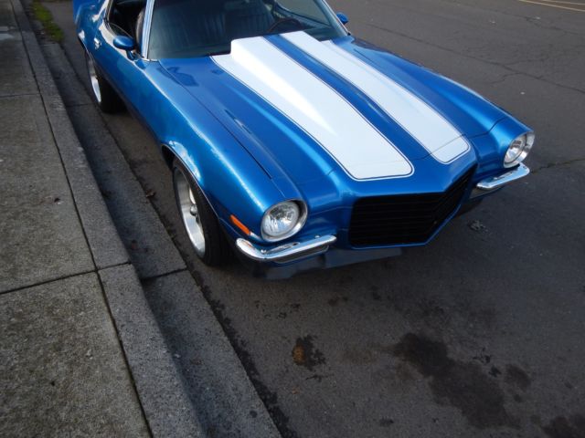 1972 Blue Chevrolet Camaro