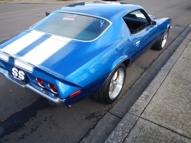 1972 Blue Chevrolet Camaro