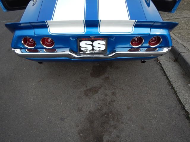 1972 Blue Chevrolet Camaro