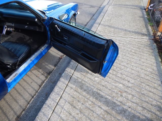 1972 Blue Chevrolet Camaro