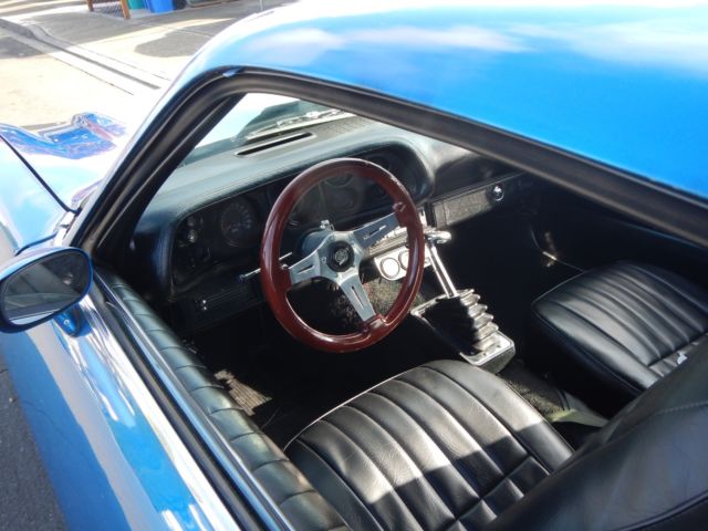 1972 Blue Chevrolet Camaro