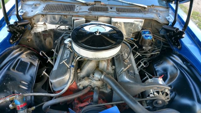 1972 Blue Chevrolet Camaro Coupe
