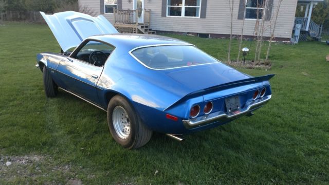 1972 Blue Chevrolet Camaro Coupe