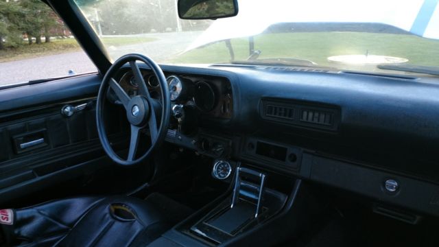 1972 Blue Chevrolet Camaro Coupe