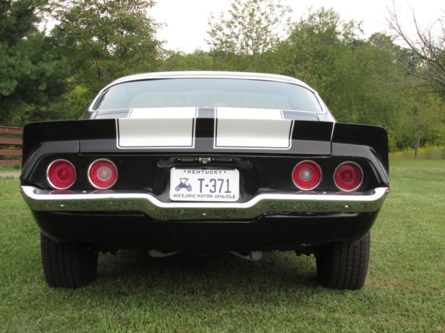 1972 Black Chevrolet Camaro Coupe