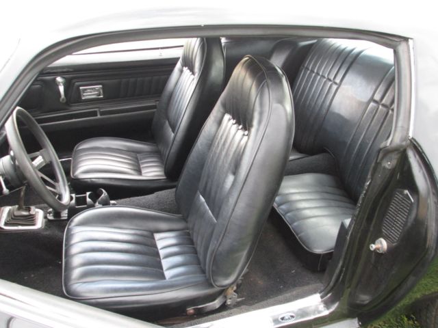 1972 Black Chevrolet Camaro Coupe