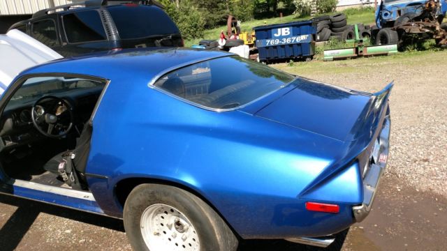 1972 Blue Chevrolet Camaro Coupe