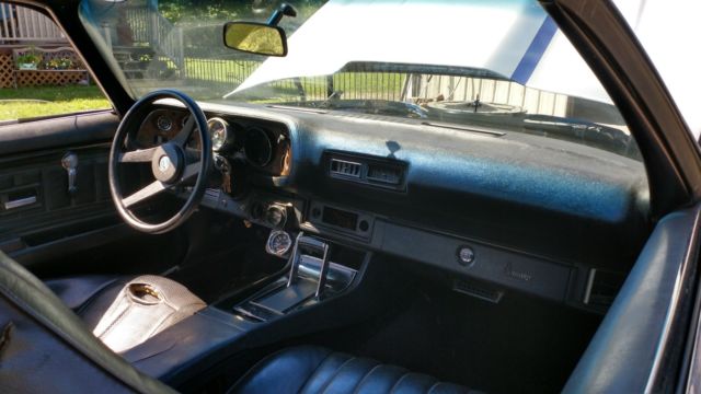 1972 Blue Chevrolet Camaro Coupe