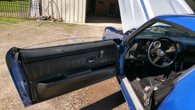 1972 Blue Chevrolet Camaro Coupe