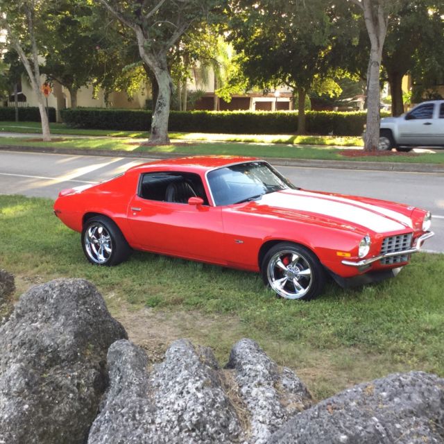 1972 Red Chevrolet Camaro Coupe