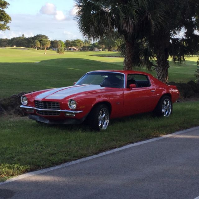 1972 Red Chevrolet Camaro Coupe