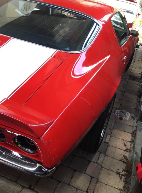 1972 Red Chevrolet Camaro Coupe