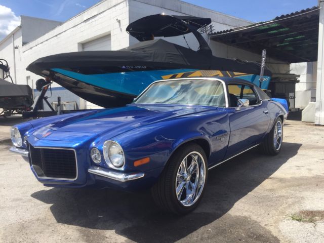 1972 Blue Chevrolet Camaro Coupe