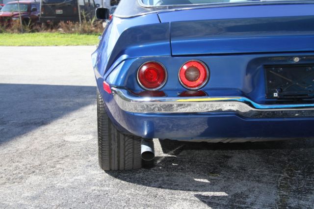 1972 Blue Chevrolet Camaro Coupe