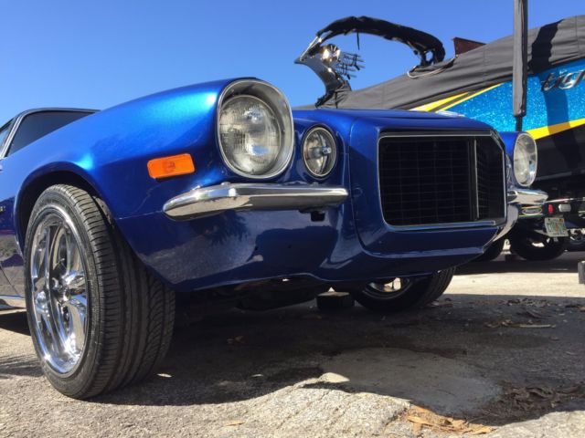 1972 Blue Chevrolet Camaro Coupe