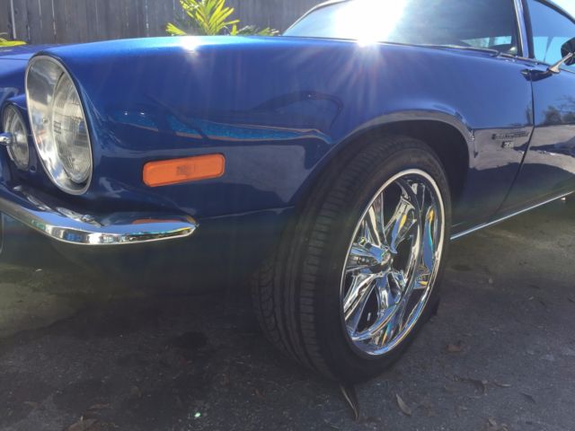 1972 Blue Chevrolet Camaro Coupe