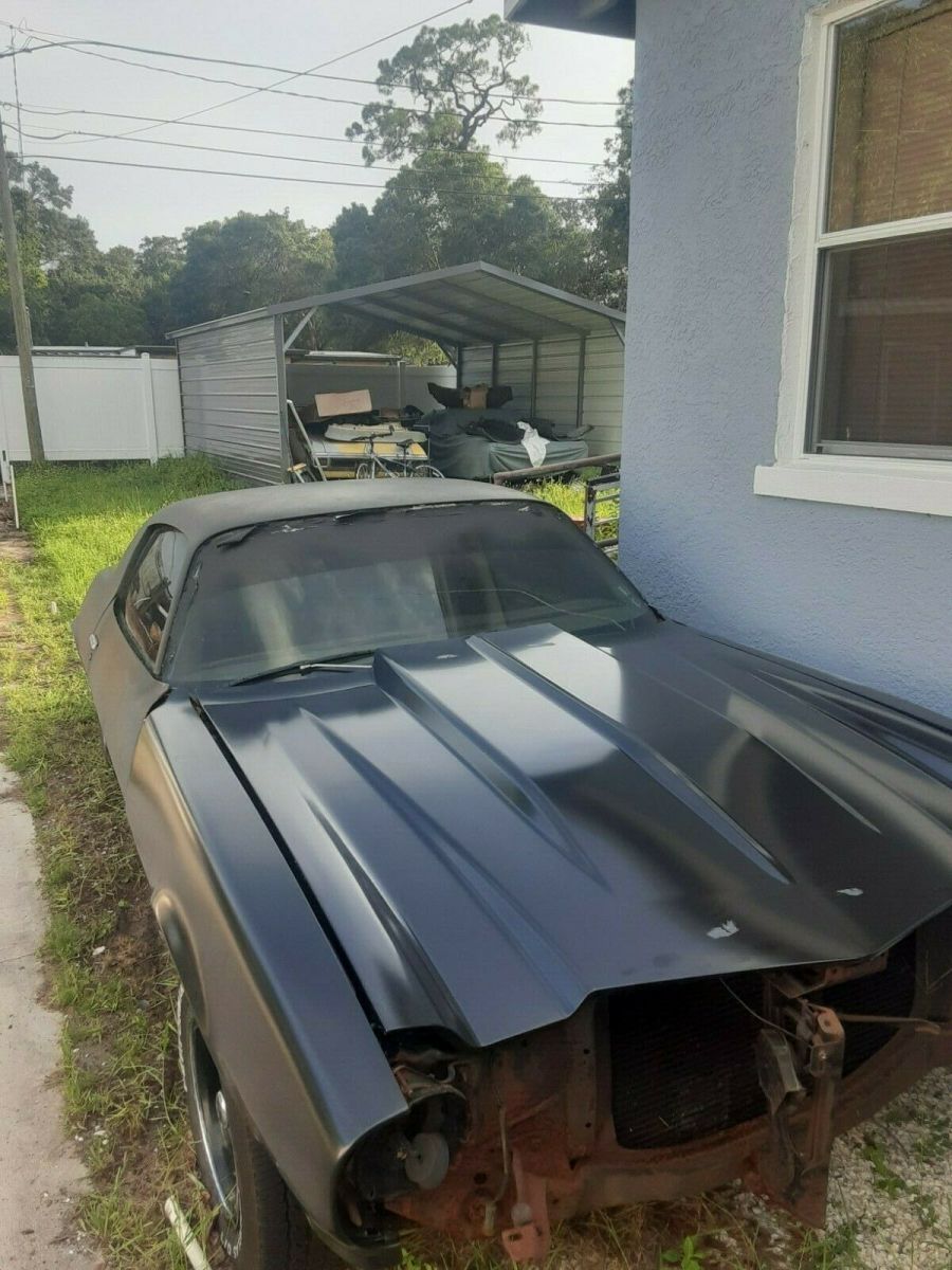 1972 Black Chevrolet Camaro Coupe