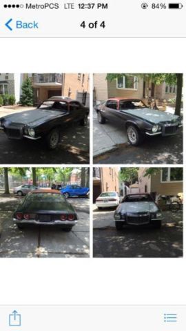 1972 red Chevrolet Camaro Coupe