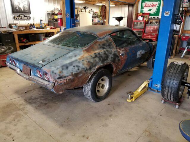1972 Blue Chevrolet Camaro Coupe