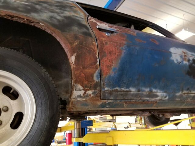 1972 Blue Chevrolet Camaro Coupe