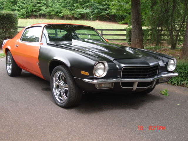 1972 Orange Chevrolet Camaro Coupe