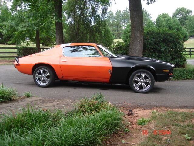 1972 Orange Chevrolet Camaro Coupe