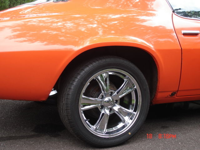 1972 Orange Chevrolet Camaro Coupe