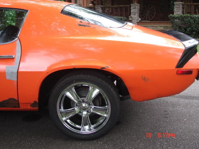 1972 Orange Chevrolet Camaro Coupe