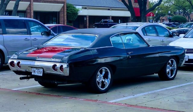1972 Black Chevrolet Chevelle Coupe