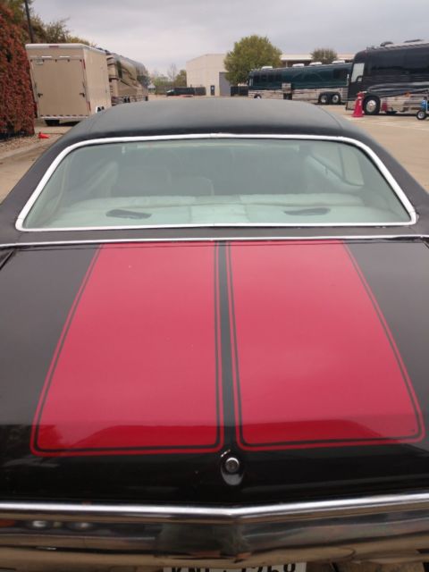 1972 Black Chevrolet Chevelle Coupe