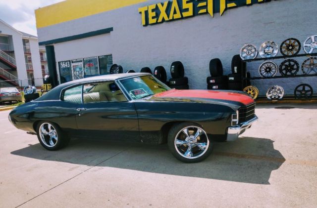 1972 Black Chevrolet Chevelle Coupe