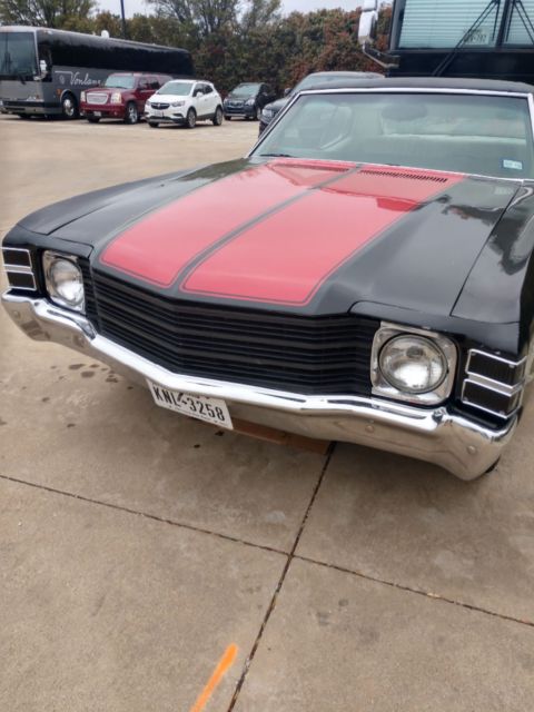 1972 Black Chevrolet Chevelle Coupe