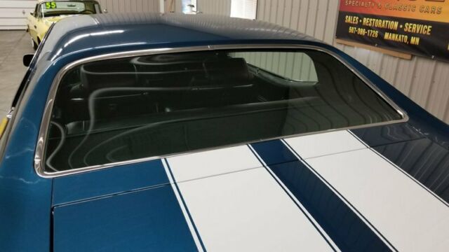 1972 Blue Chevrolet Chevelle Coupe