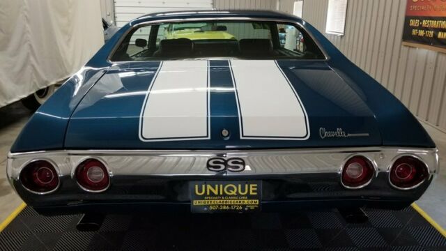 1972 Blue Chevrolet Chevelle Coupe