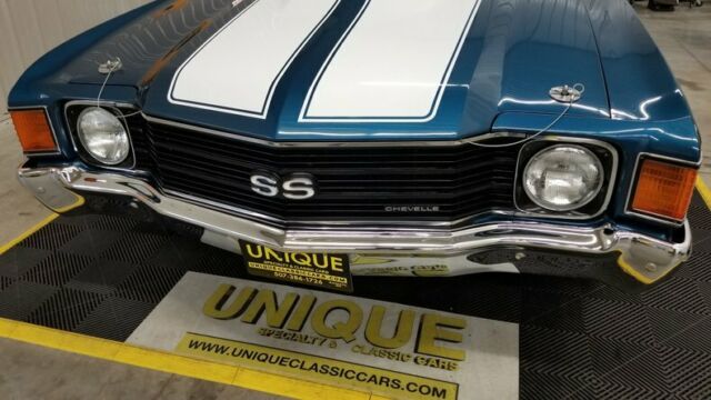 1972 Blue Chevrolet Chevelle Coupe
